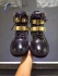 Giuseppe Zanotti Double Gold Bar Latch Clasp Leather High Top Sneakers in all black